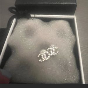 Chanel Authentic CC Stud Earrings